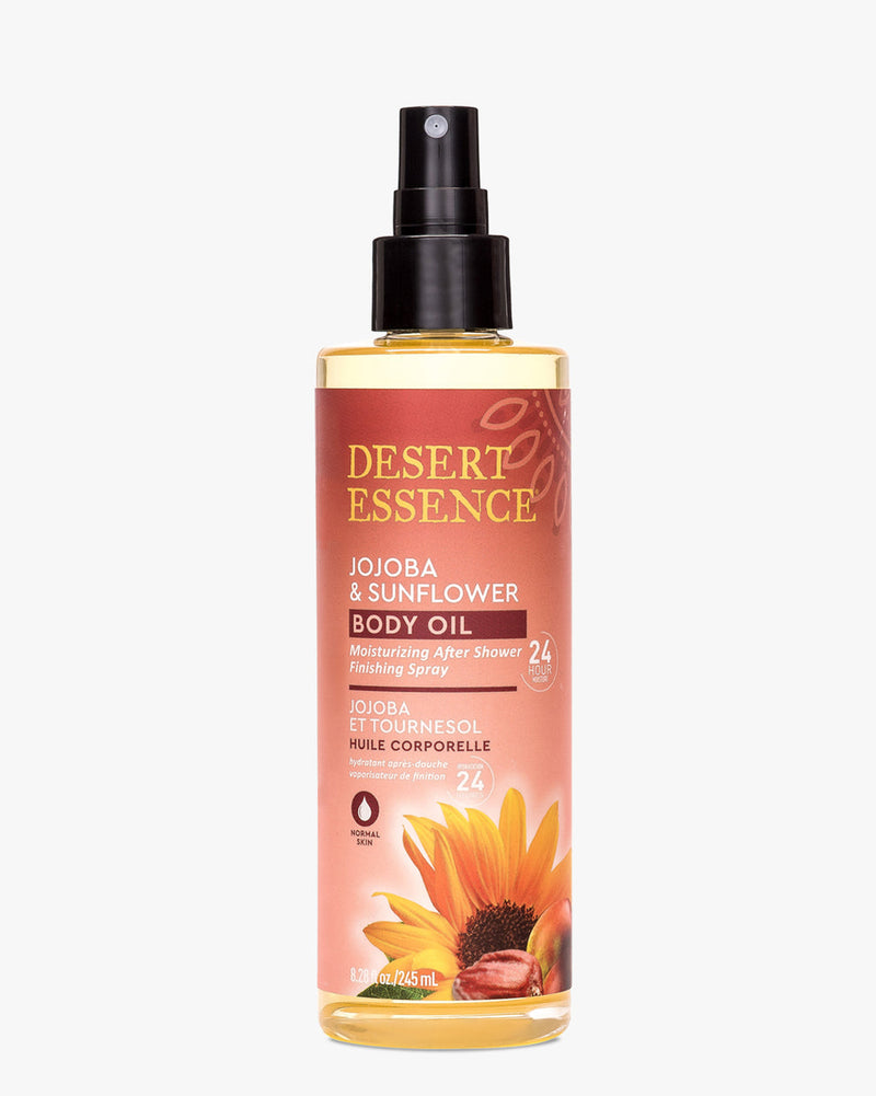 Desert Essence Jojoba Sunflower Body Oil 8.28oz