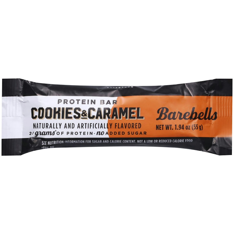 Barebells Cookies & Caramel Protein Bar, 20 g Protein, 1.94 oz