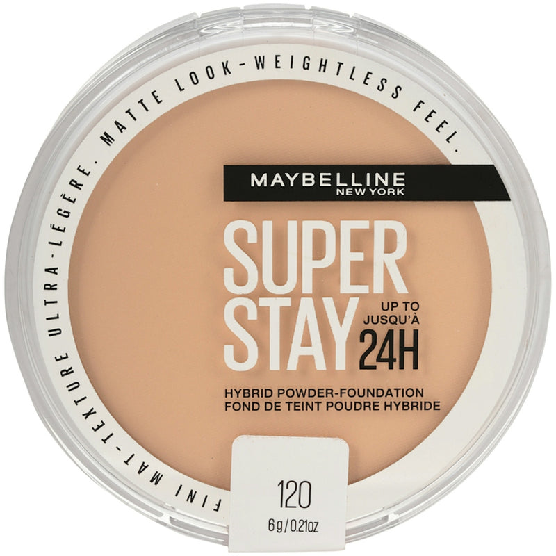 Maybelline Super Stay Powder Foundation, Soft Matte Finish, 120, 0.21 Oz