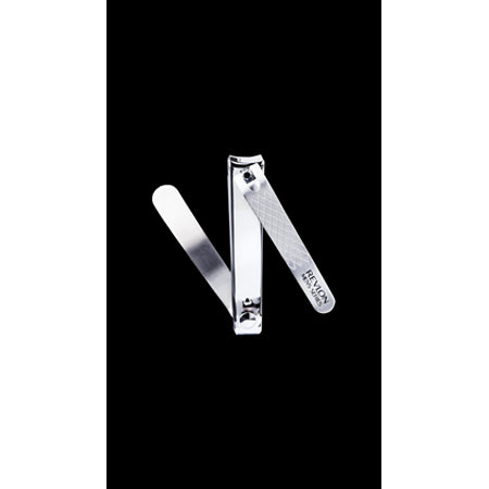 Revlon Men's Series Dual-Ended Nail Clipper  2 in 1 with Straight and Curved Blades  Made with Stainless Steel