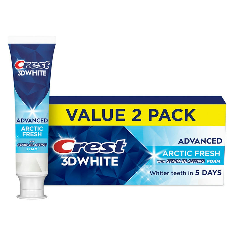 Crest, Crest 3D White Advanced Teeth Whitening Arctic Fresh Toothpaste (Case of 6) 6.6 Oz
