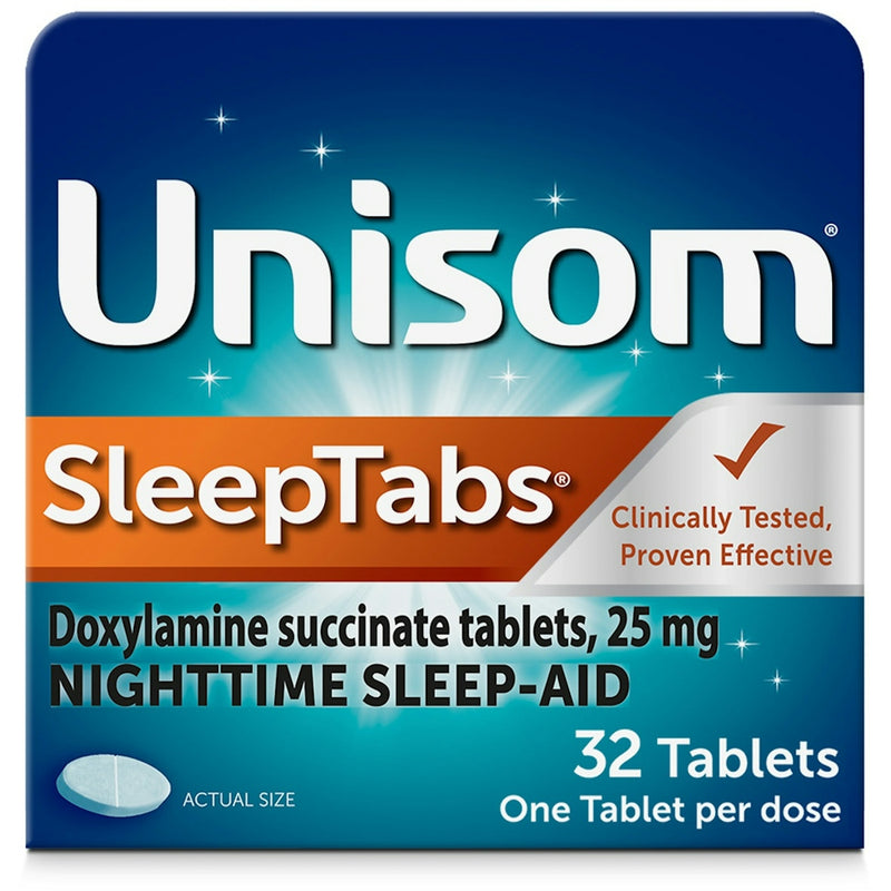 Unisom SleepTabs Doxylamine Succinate Sleep Aid, 32 ct