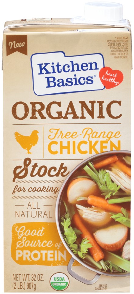 Kitchen Basics Organic Chicken Stock Gluten Free 32 Fl Oz