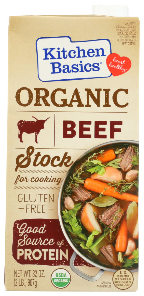 Kitchen Basics Organic Beef Stock Gluten Free 32 oz