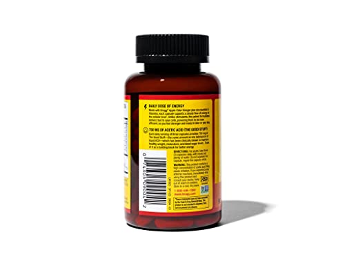 Bragg Energy Apple Cider Vinegar + B Vitamins, 90 Capsules