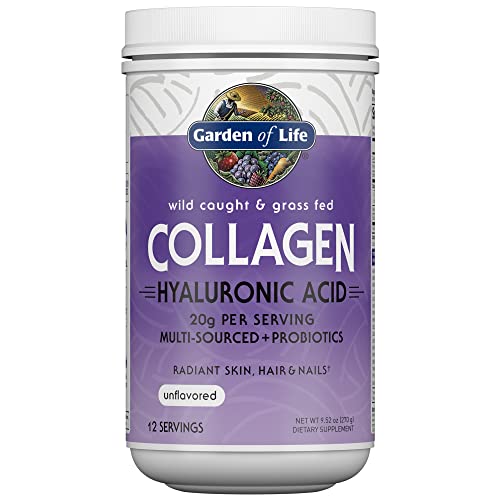 Garden of Life Grass Fed Collagen with Hyaluronic Acid, 9.52 Oz