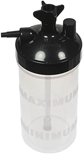 Salter Labs Humidificador de burbujas con 3 PSI Válvula de seguridad REF 7100-0