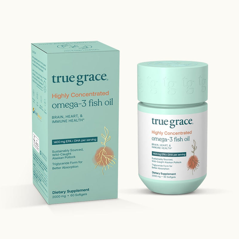 True Grace Omega-3 Fish Oil 60 Softgels