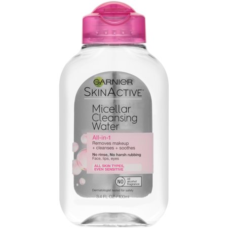 Garnier Skinactive Micellar Cleansing Water, All-in-1 Makeup Remover and Facial Cleanser, for All Skin Types 1.5 Pounds 3.4 Fl Oz