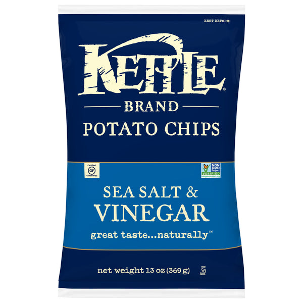 Kettle Brand Sea Salt & Vinegar Potato Chips 13 Oz