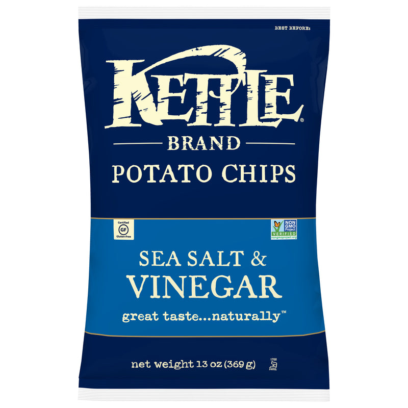 Kettle Brand Sea Salt & Vinegar Potato Chips 13 Oz