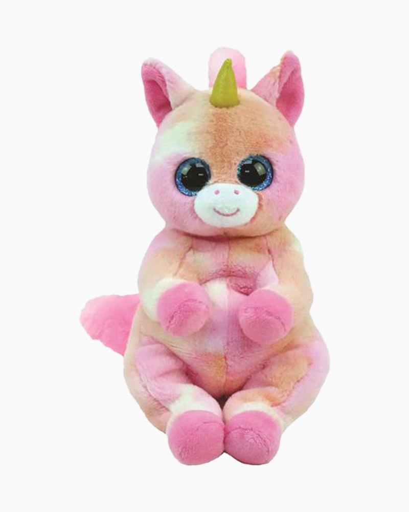 Ty, Inc. Skylar the Pink and Orange Unicorn Beanie Babies Plush