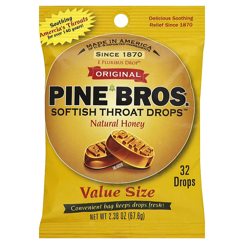 Pine Bros Real Honey Throat Drops
