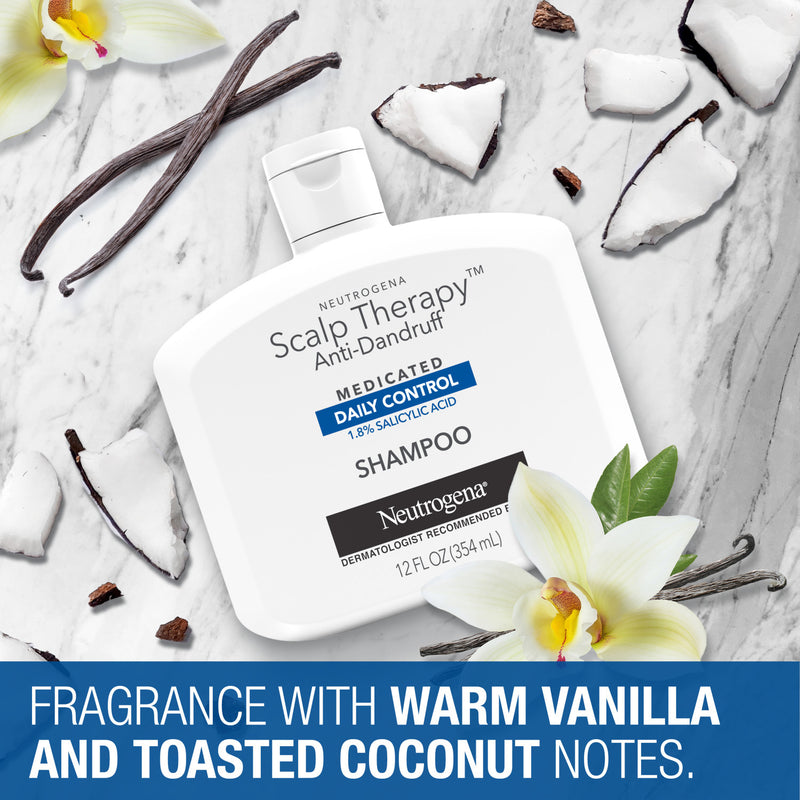 Neutrogena Scalp Therapy Anti-Dandruff Shampoo Daily Control 12 oz