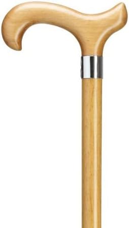 Harvy Derby Cane Scorched Hardwood Shaft