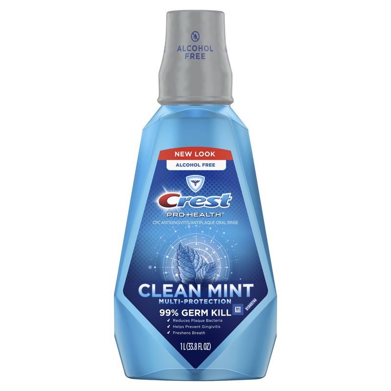 Crest Pro-Health Oral Rinse, Refreshing Clean Mint, 33.8 oz