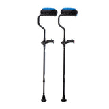 Ergobaum Dual Carbon Fiber Underarm Crutches 5' to 6'6"