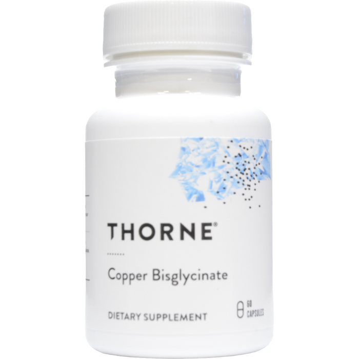 Thorne Copper Bisglycinate 2 mg 60 Capsules