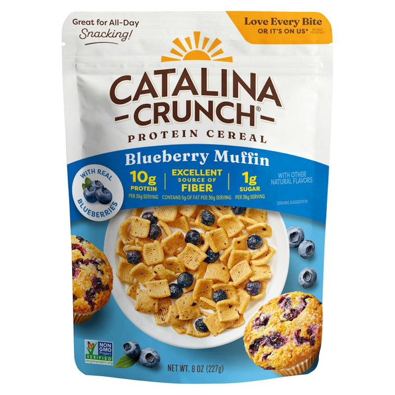 Catalina Crunch Pairings Blueberry Muffin Protein Breakfast Cereal, 8 oz