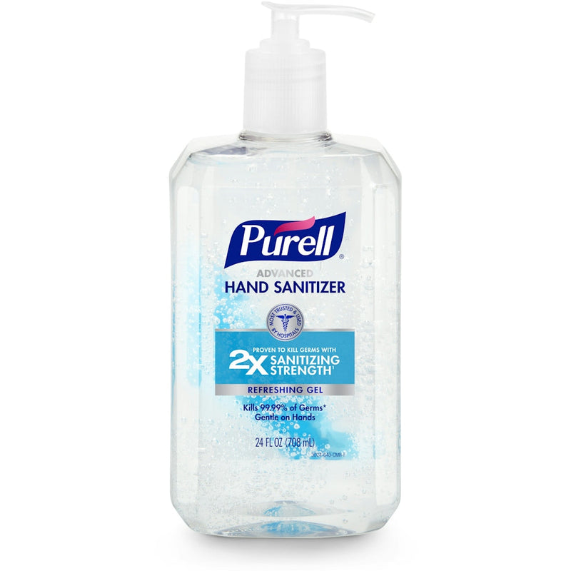 Purell Advanced Hand Sanitizer Refreshing Gel 24 oz Pump Bottle