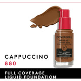 CoverGirl Outlast Extreme Wear Foundation SPF 18, Cappuccino, 1 oz