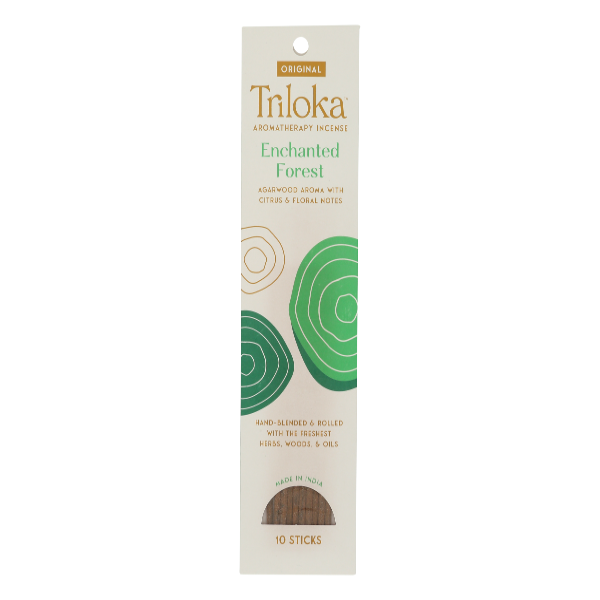 Triloka Original Herbal Incense, Enchanted Forest, 10 Sticks