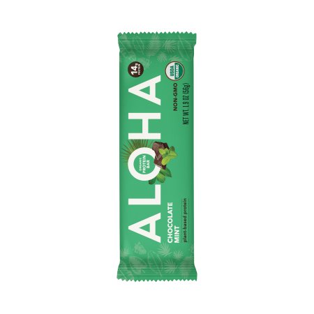 Aloha Organic Plant-Based Protein Bar Chocolate Mint, 56g