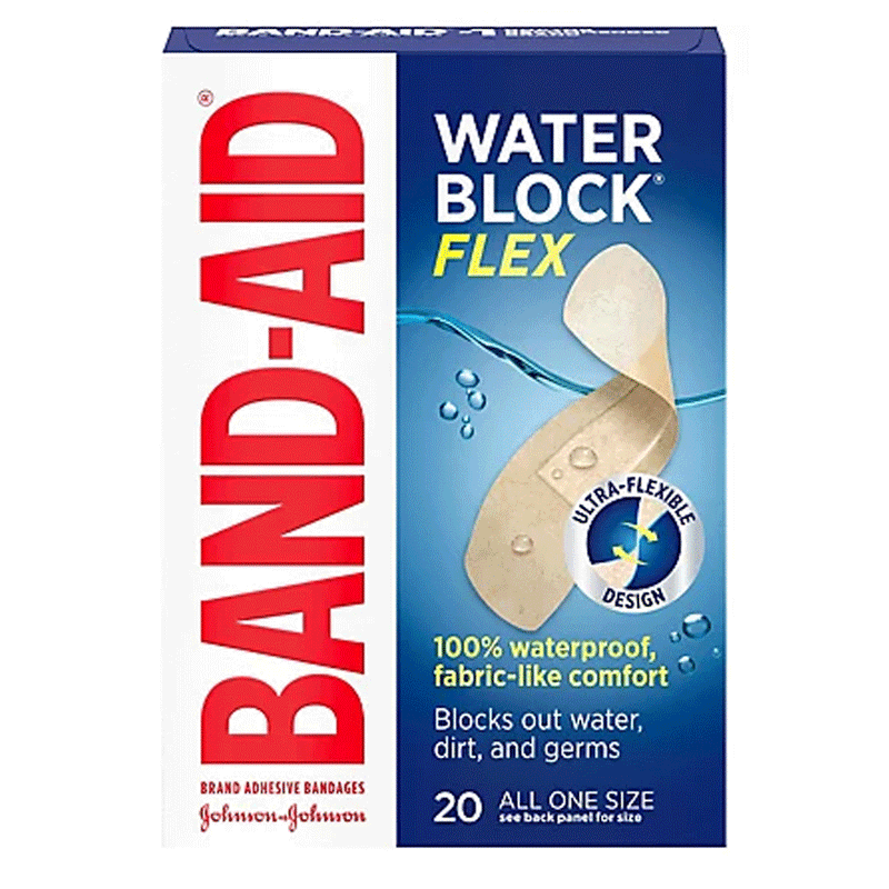 Band-Aid Water Block Adhesive Bandages, 20 ct