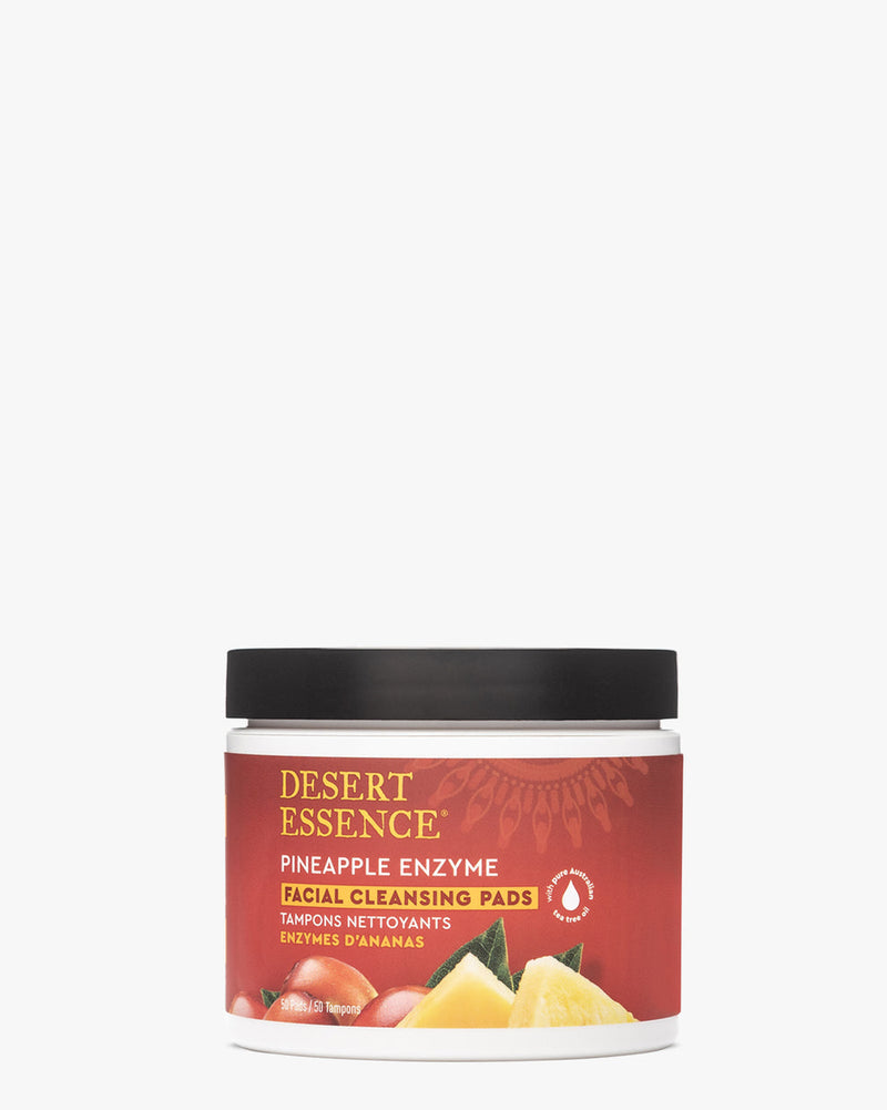Desert Essence Facial Cleanse Pineapple Enzymes Pads 50ct