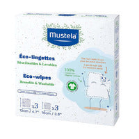 Mustela Reusable Cleansing Wipes, 6 Count