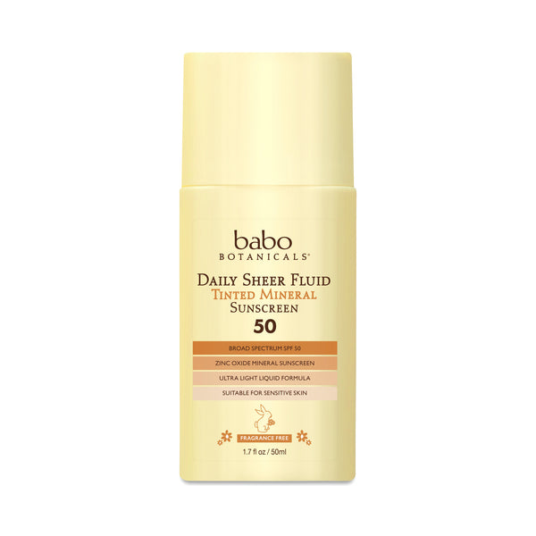 Babo Botanicals SPF 50 Tinted Mineral Sunscreen 1.7 oz