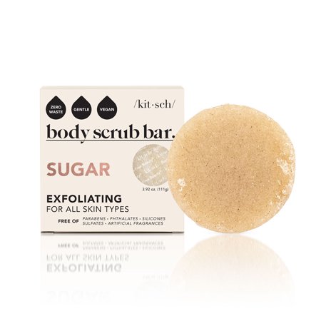 Kitsch Exfoliating Sugar Body Scrub Bar 4 Oz