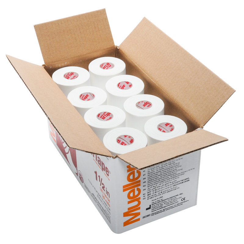 Mueller Sports Medicine MTape Athletic Tape Case - 32 Rolls - White