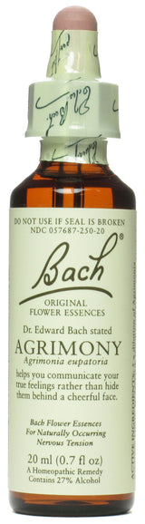 Bach Original Flower Remedies Agrimony, 20 ml