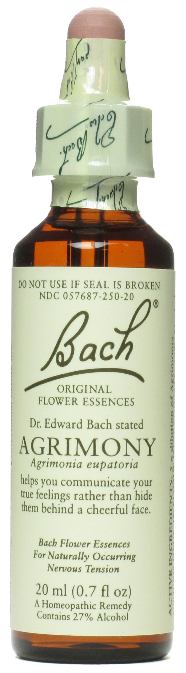 Bach Original Flower Remedies Agrimony, 20 ml