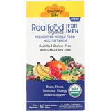Country Life, Realfood Organics, Multivitamin for Men, 60 Easy-to-Swallow Tablets