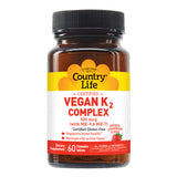 Country Life K2 Complex, 500 Mcg, 60 Chewable Tablets