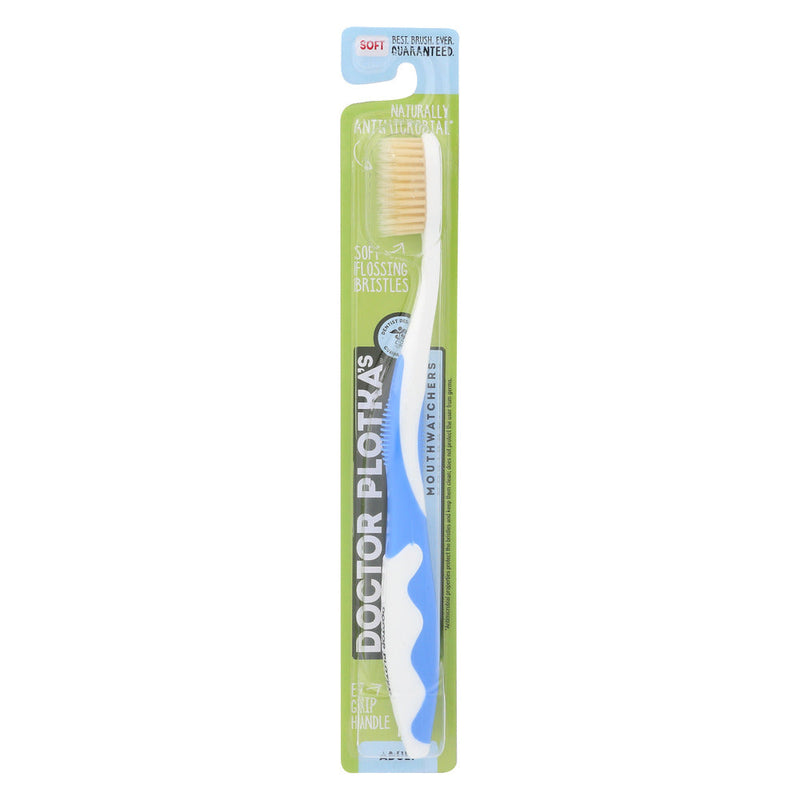 Doctor Plotka's Mouth Watchers Adult Toothbrush, Soft Bristle, 1 Count