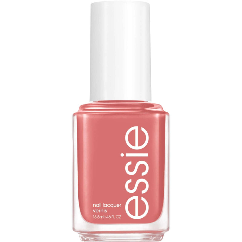 Essie Salon-Quality Nail Polish, Never Basic (Coral), 0.46 Fl Oz