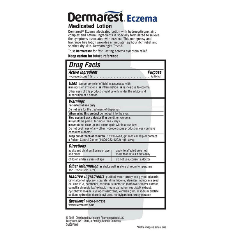Dermarest Crema Dermarest Eczema Medicated Lotion 4oz – Locatel Health & Wellness ...