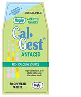Rugby Gal Gest Combination Stomach Remedy Tablets, 500 mg, 150 Ct