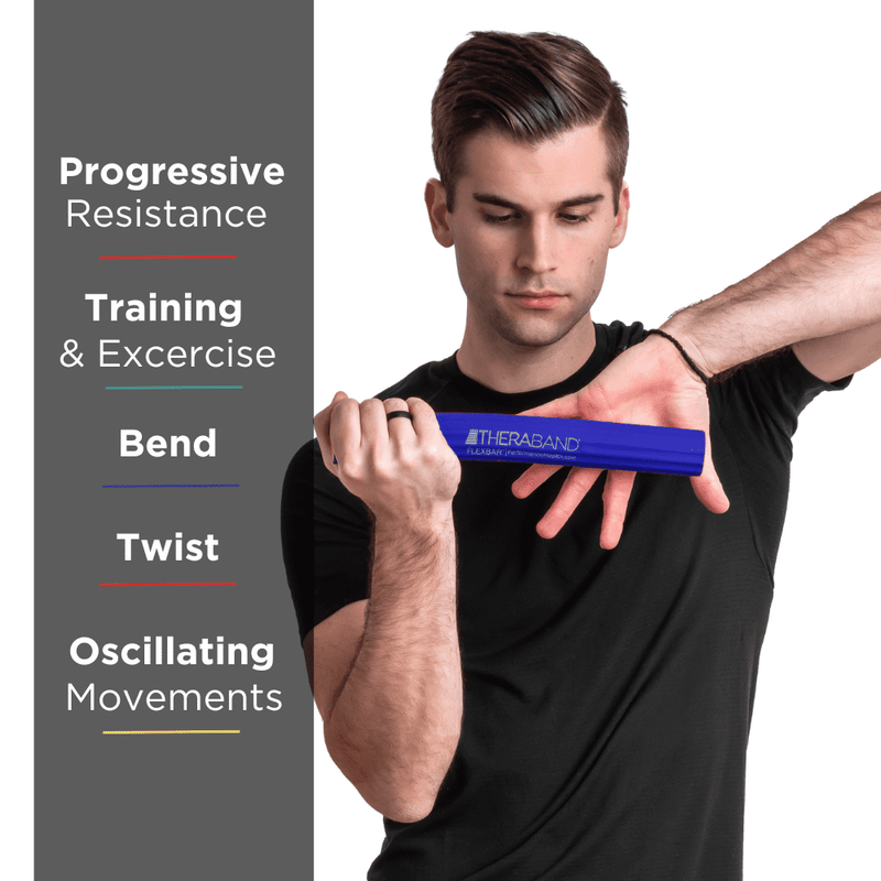 Theraband Flexbar For Tennis Elbow Blue