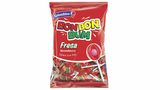 Colombina Bon Bon Bum Strawberry Lollipops with Bubble Gum Center, 24 ct, 16.1 oz