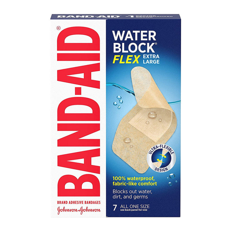 Band-Aid Water Block Flex Adhesive Bandages, Extra Large, 7 ct