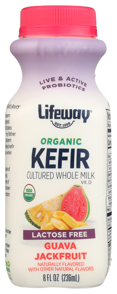 Lifeway Kefir, Organic, Lactose Free, Guava Jackfruit 8 Fl Oz