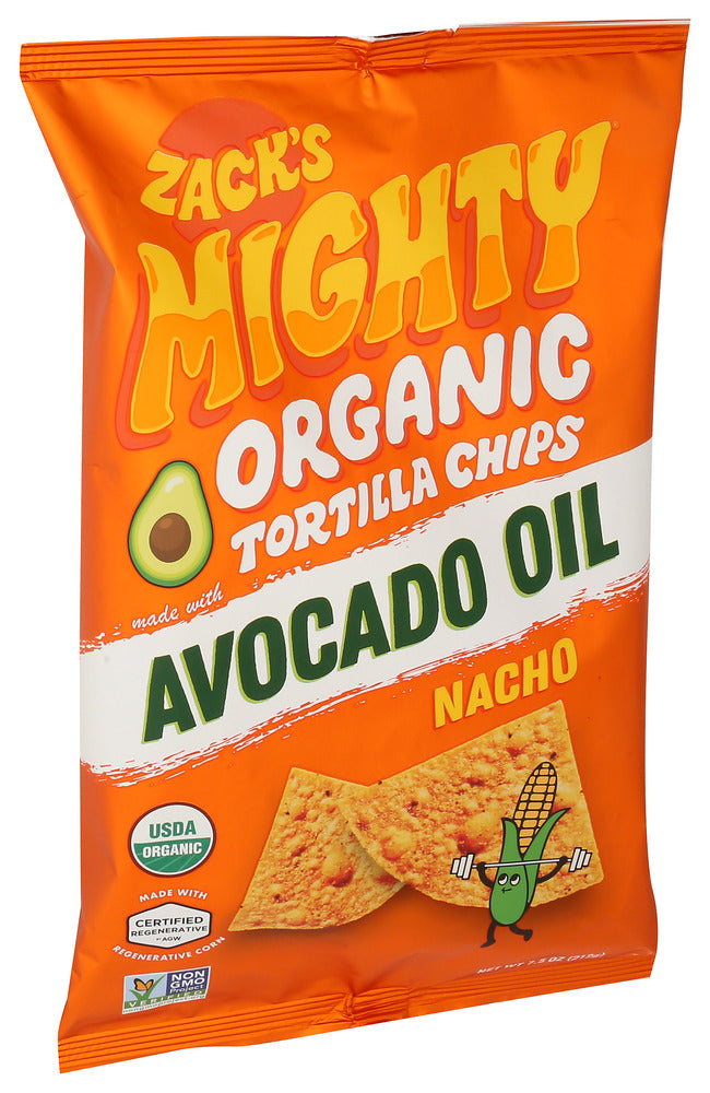 Zacks, Avocado Nacho Tortilla Chips, 7.5 Ounce