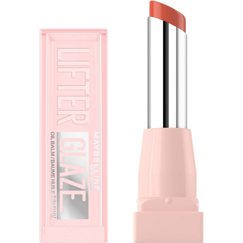 Maybelline Lifter Glaze Hydrating Lip Gloss Oil Balm, Caramel Glow, 0.1 oz
