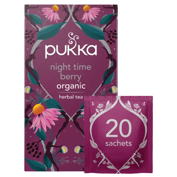 Pukka Night Time Berry Tea Organic 20ct