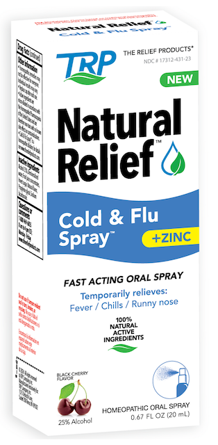The Relief Products Cold & Flu Oral Spray, 0.67 fl oz