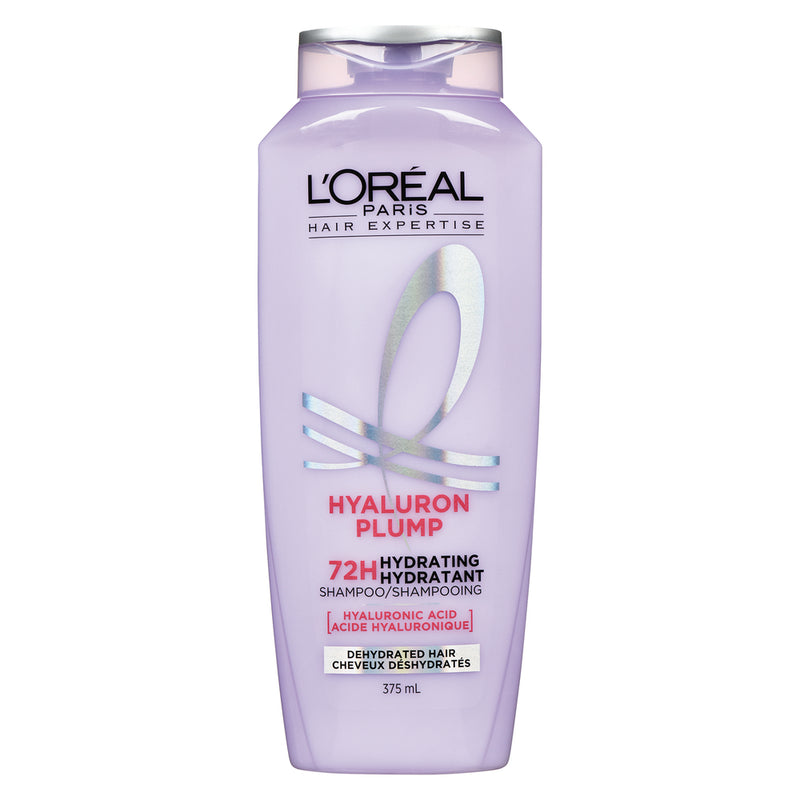 L'Oréal Elvive Hyaluron + Plump 72H Hydrating Shampoo, 12.6 Fl Oz